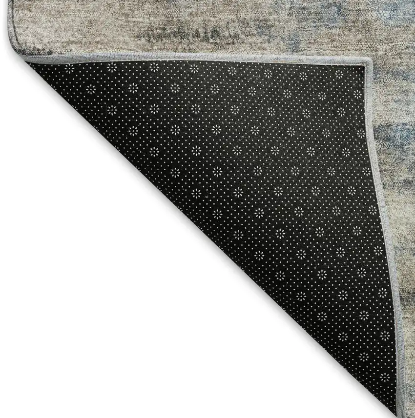 Brown Taupe And Ivory Abstract Washable Indoor Outdoor Area Rug Photo 4