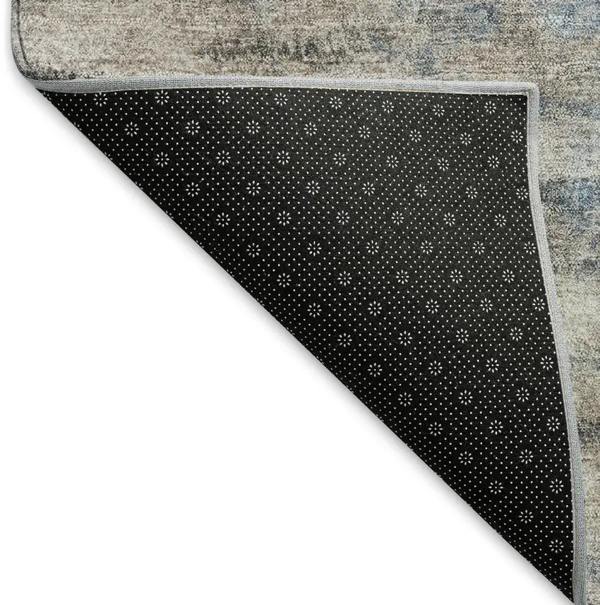 Brown Taupe And Ivory Abstract Washable Indoor Outdoor Area Rug Photo 5