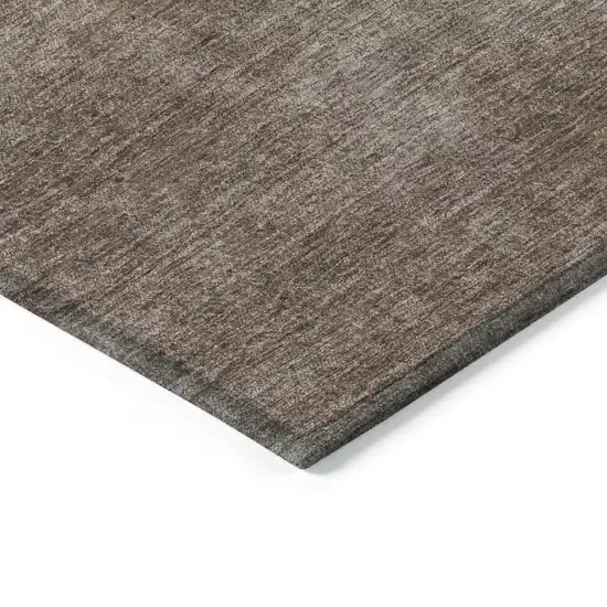 Brown Washable Indoor Outdoor Area Rug Photo 4