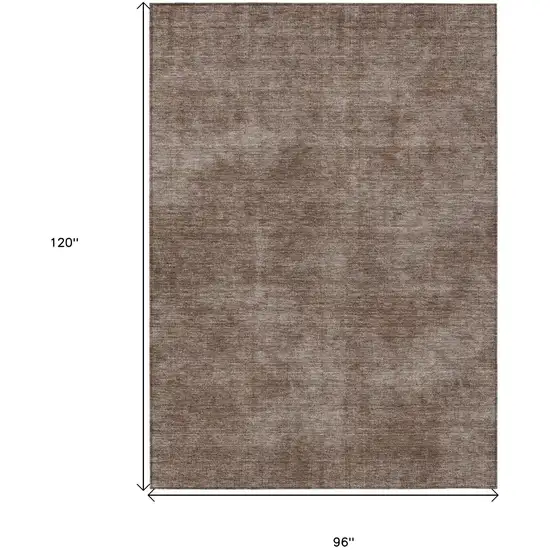 Brown Washable Indoor Outdoor Area Rug Photo 3