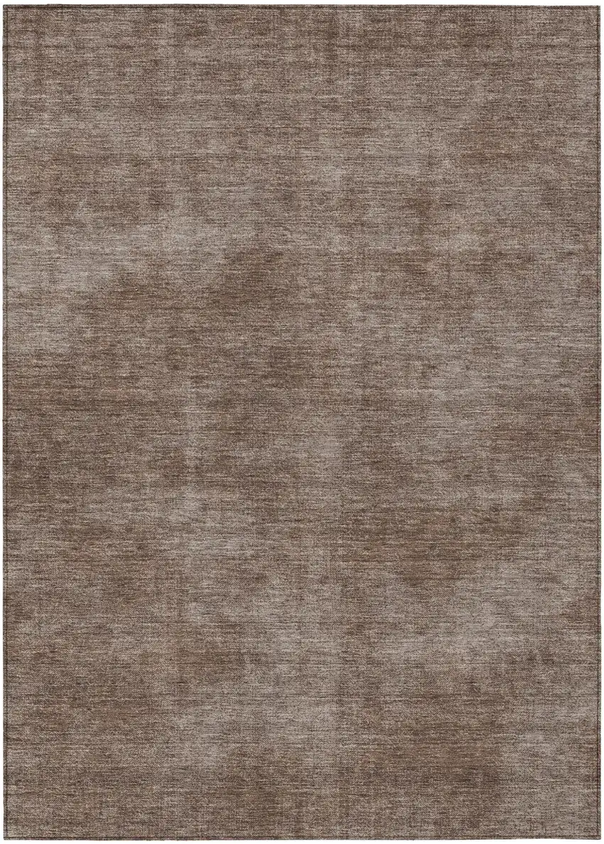 Brown Washable Indoor Outdoor Area Rug Photo 2