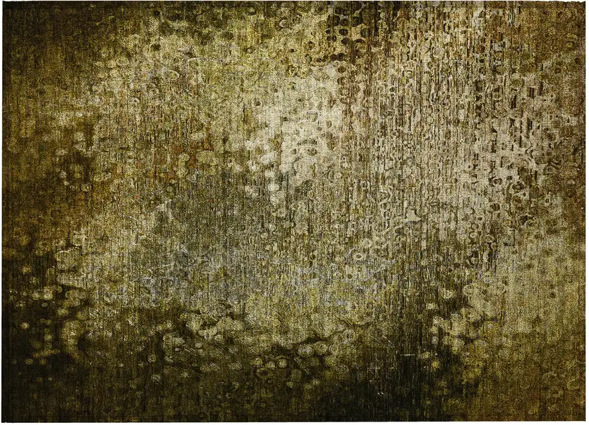 Brown Washable Non Skid Indoor Outdoor Area Rug Photo 5