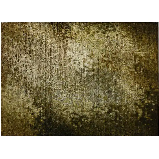 Brown Washable Non Skid Indoor Outdoor Area Rug Photo 2