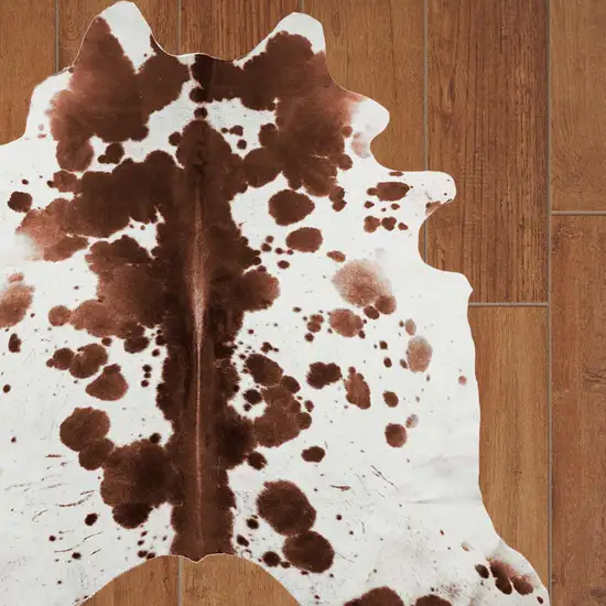 Brown White Cowhide - Rug Photo 3