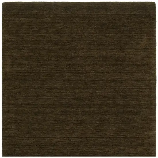 Brown Wool Hand Tufted Area Rug Photo 5
