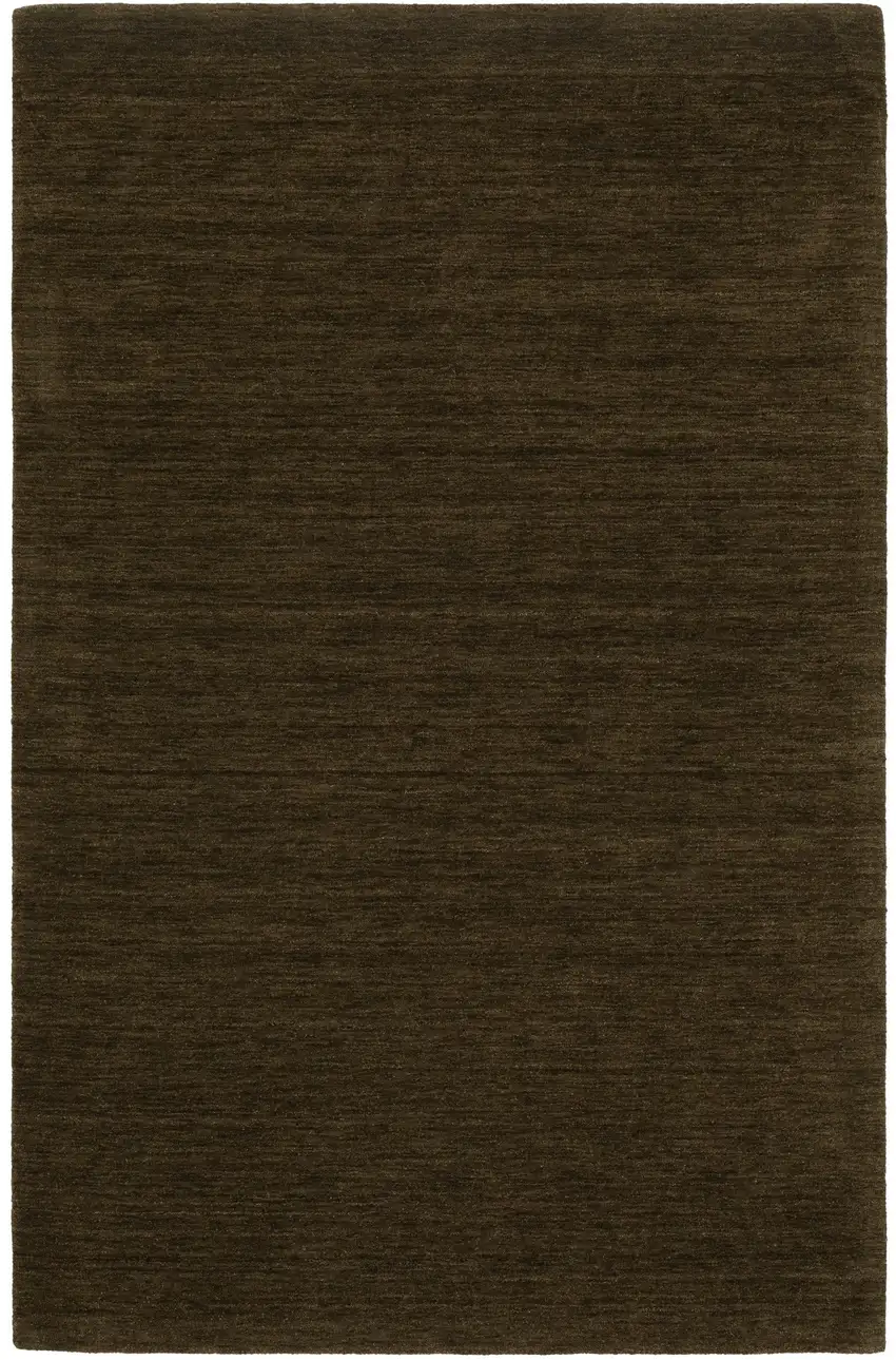 Brown Wool Hand Tufted Area Rug Photo 2