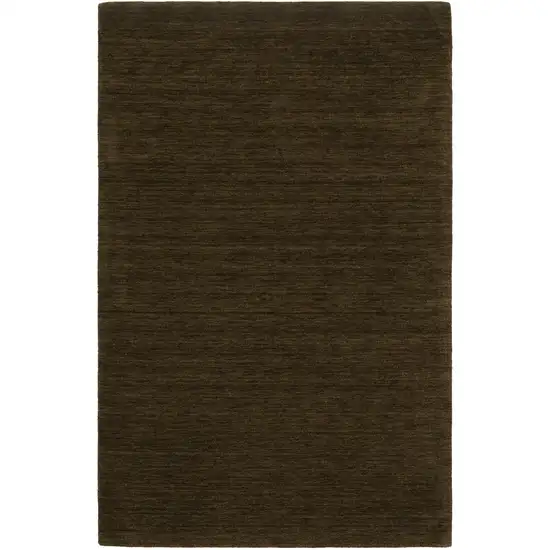 Brown Wool Hand Tufted Area Rug Photo 2