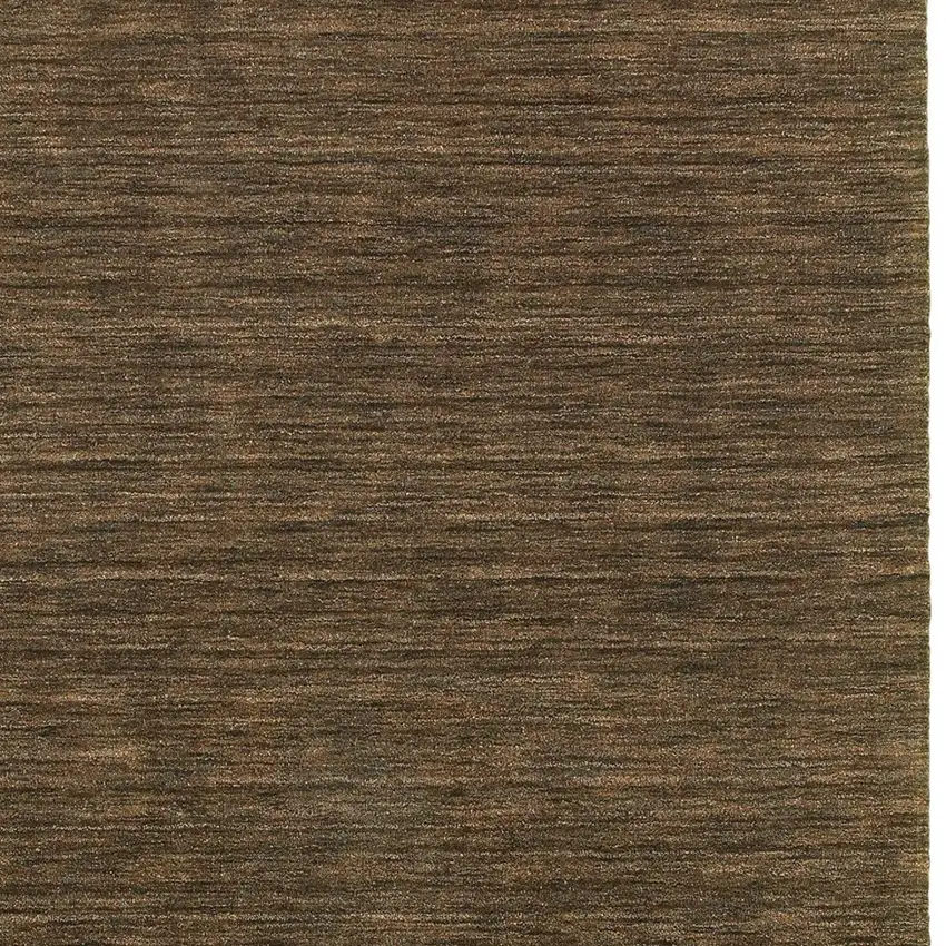 Brown Wool Hand Tufted Area Rug Photo 5