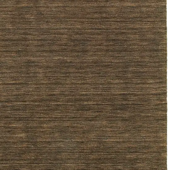 Brown Wool Hand Tufted Area Rug Photo 5