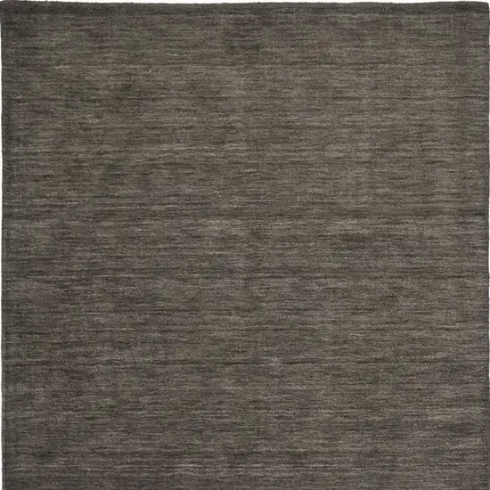 Brown Wool Hand Woven Area Rug Photo 5