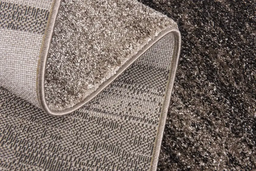 Brown and Beige Abstract Blocks Area Rug Photo 7