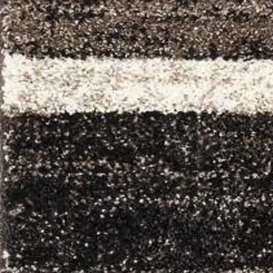 Brown And Beige Abstract Blocks Area Rug Photo 9