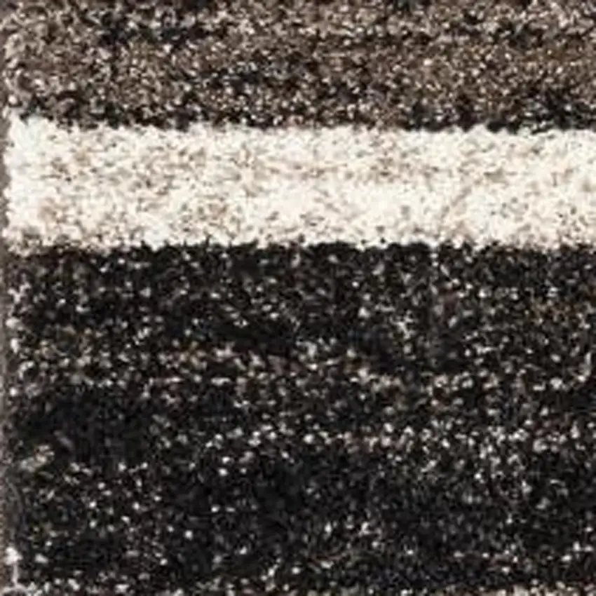 Brown And Beige Abstract Blocks Area Rug Photo 9
