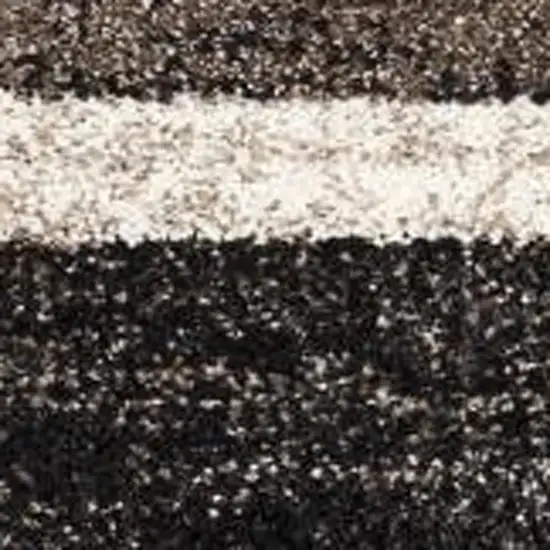 Brown And Beige Abstract Blocks Area Rug Photo 9