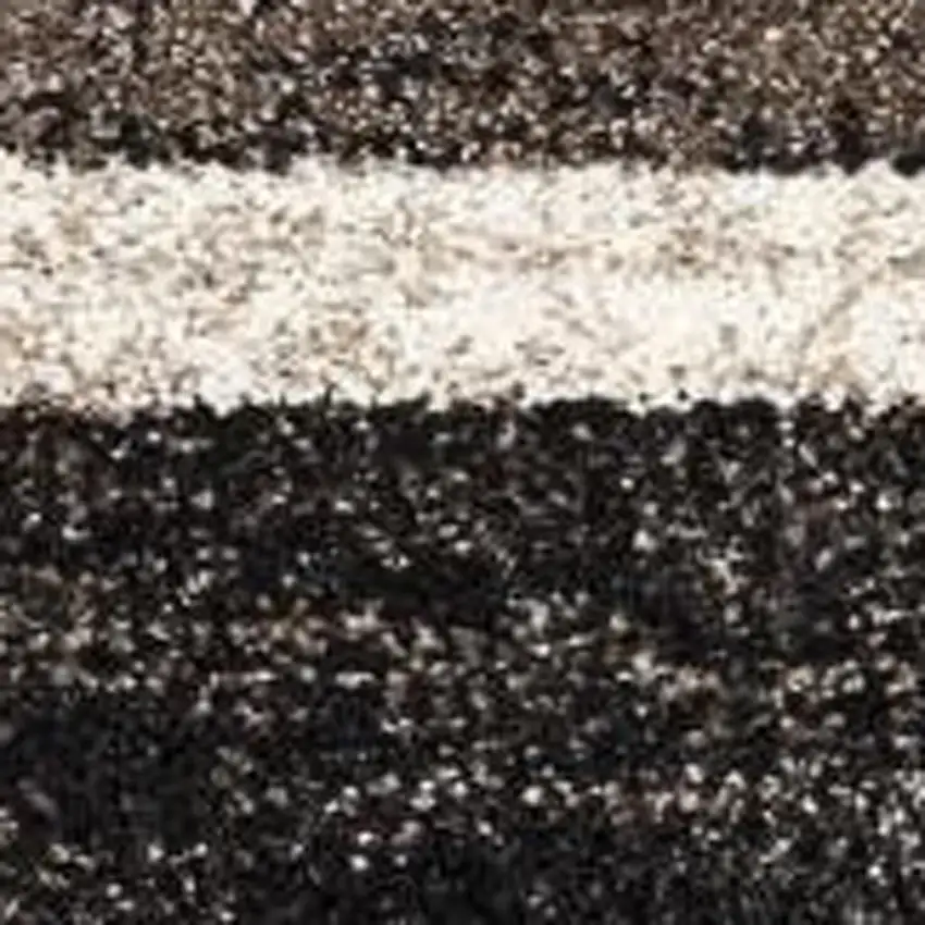 Brown And Beige Abstract Blocks Area Rug Photo 9