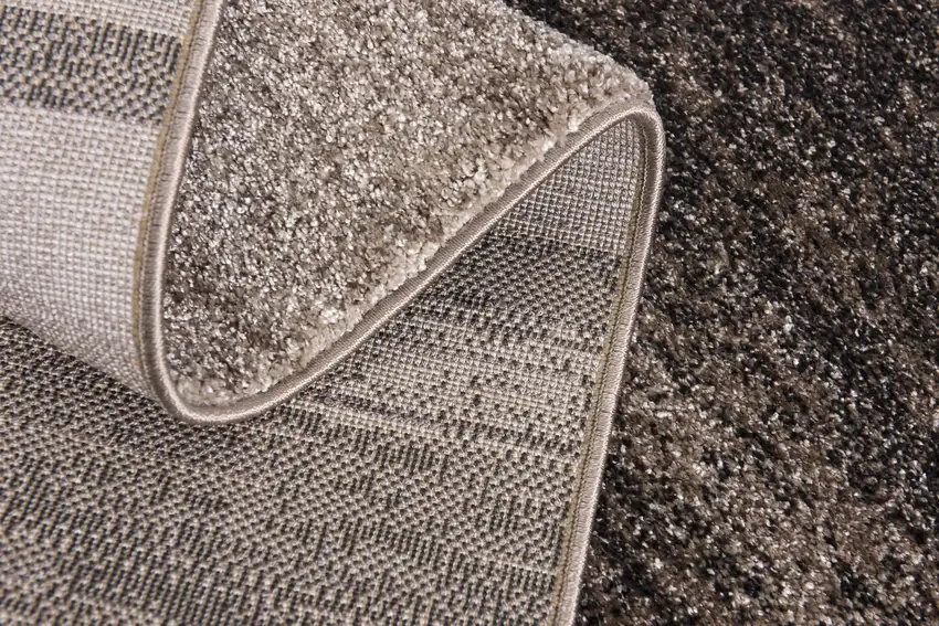 Brown and Beige Abstract Blocks Area Rug Photo 7
