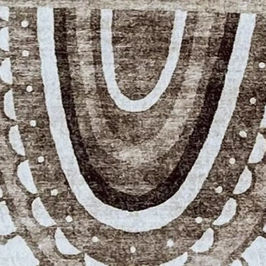 Brown and Beige Juvenile Animals Youthful Area Rug Photo 3