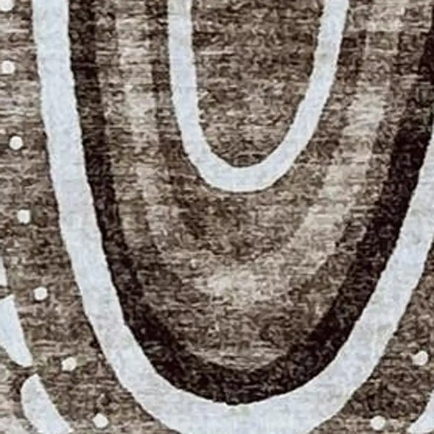 Brown and Beige Juvenile Animals Youthful Area Rug Photo 3