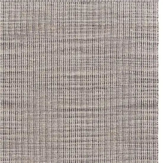 Brown and Beige Toned Jute Area Rug Photo 5