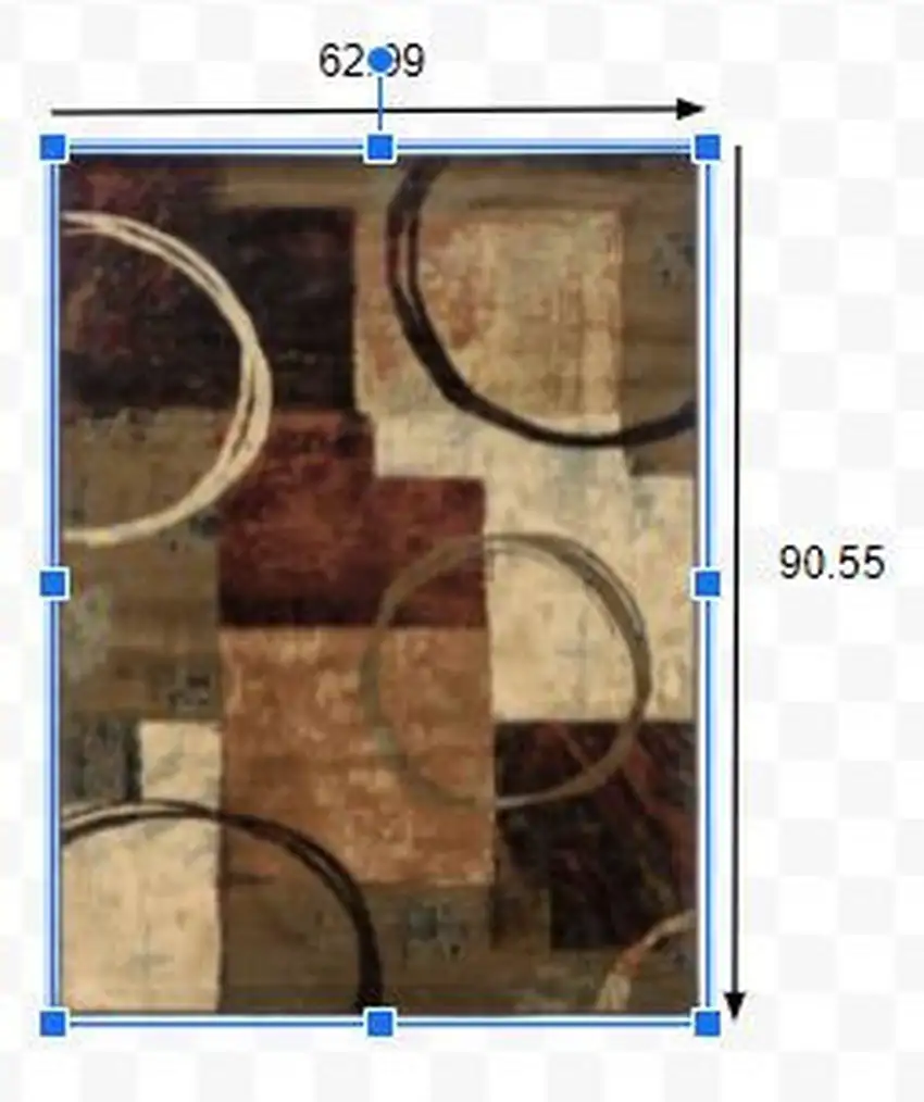 Brown And Black Abstract Geometric Area Rug Photo 8