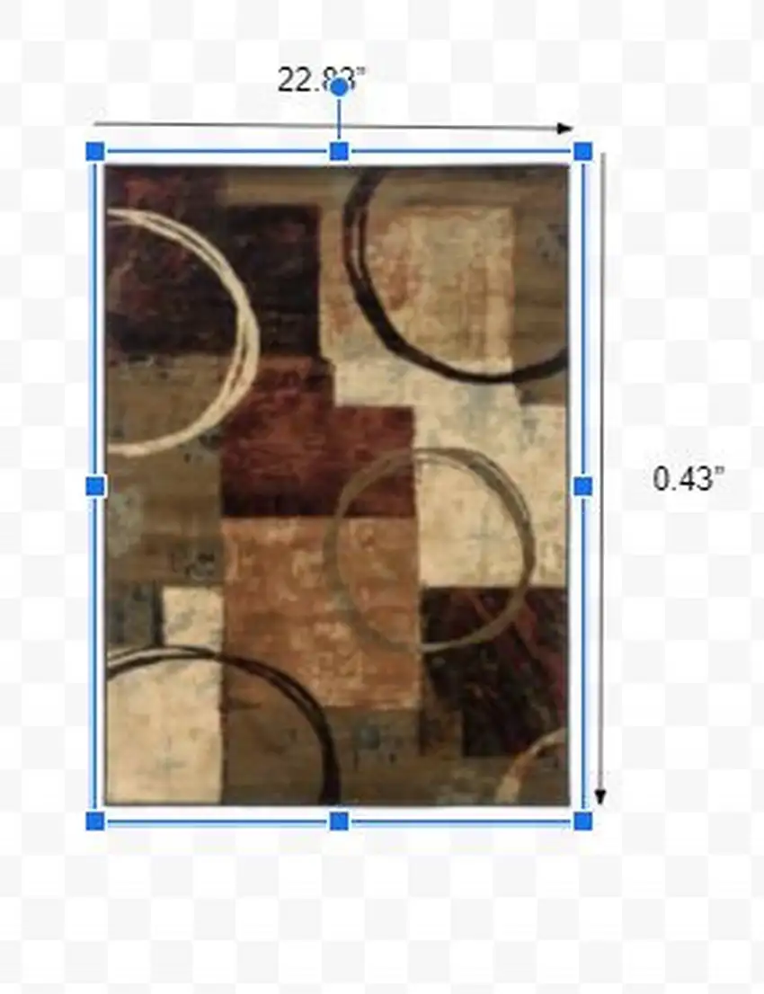 Brown and Black Abstract Geometric Scatter Rug Photo 4