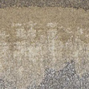 Photo of Brown and Ivory Abstract Area Rug