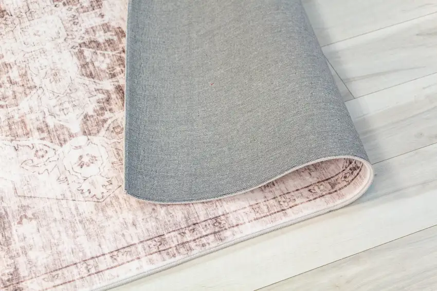 Brown and Ivory Oriental Area Rug Photo 8