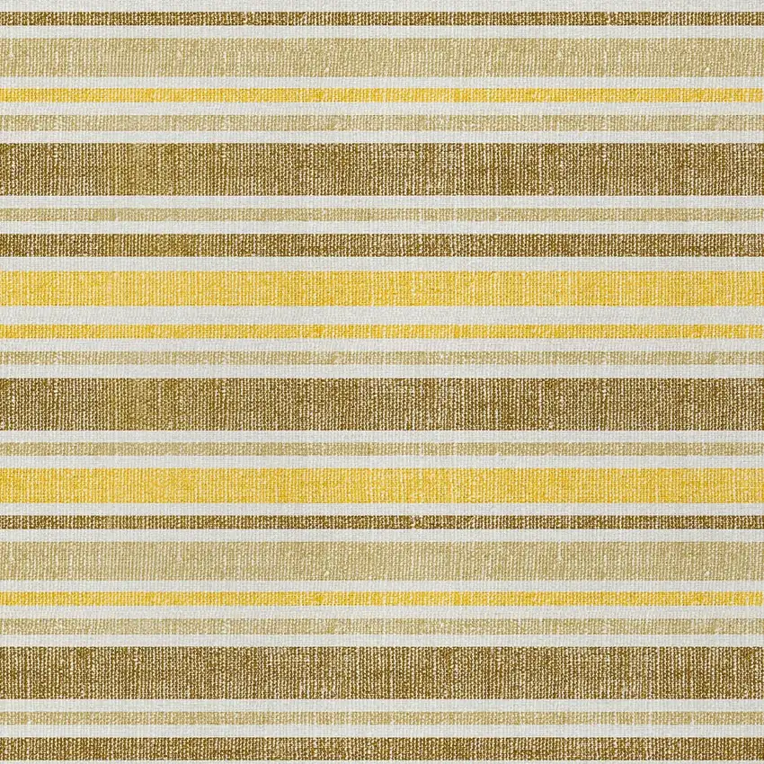Brown and Orange Striped Washable Non Skid Area Rug With UV Protection Photo 7