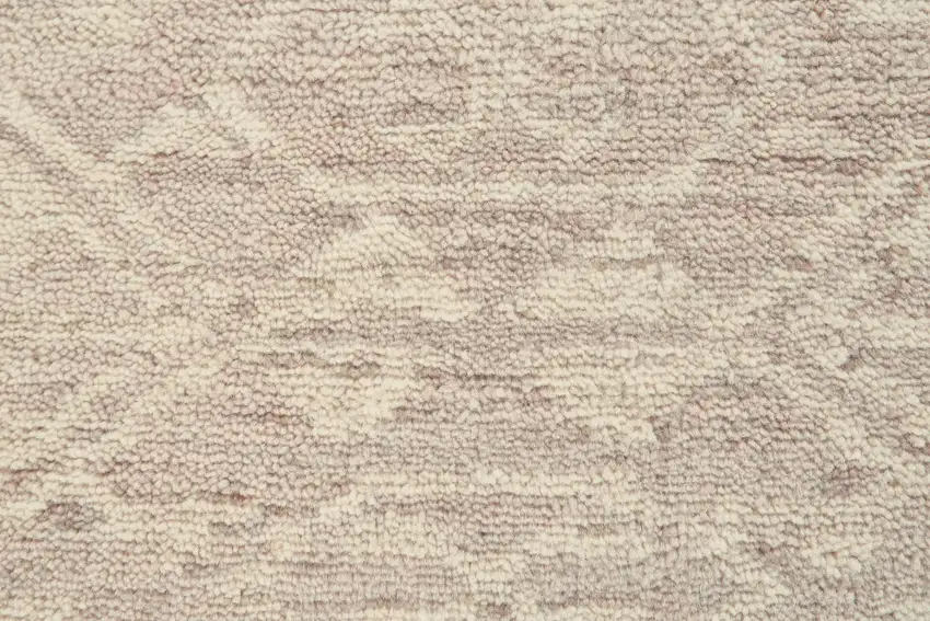 Brown and Tan Wool Southwestern Hand Knotted Area Rug Photo 8