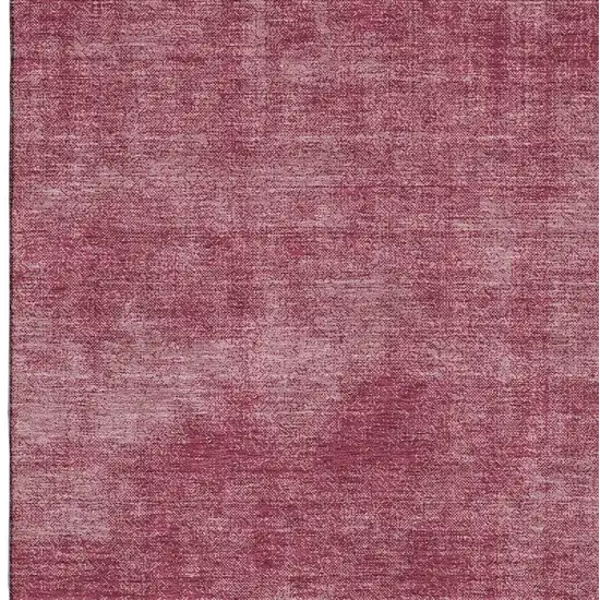Burgundy And Blush Abstract Washable Area Rug With UV Protection Photo 3