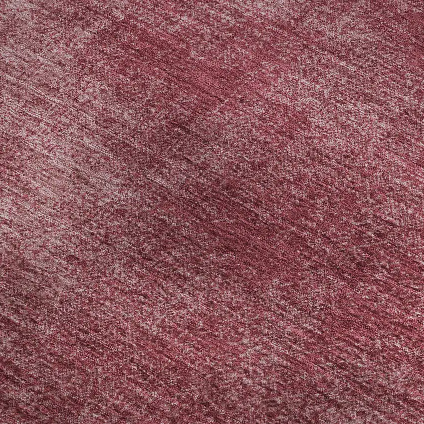 Burgundy And Blush Abstract Washable Area Rug With UV Protection Photo 3