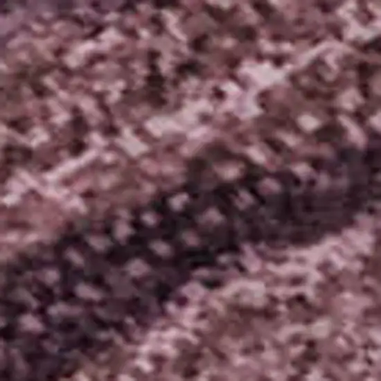 Burgundy Ivory And Blush Abstract Washable Area Rug With UV Protection Photo 2