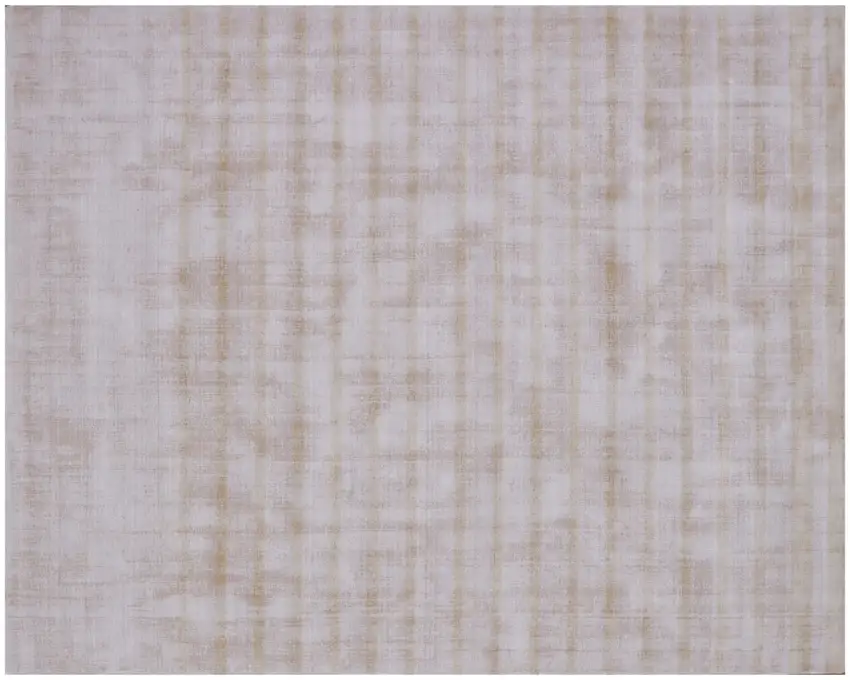Camel Striped Hand Loomed Area Rug Photo 2