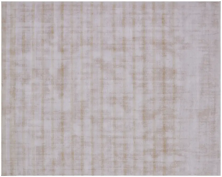 Camel Striped Hand Loomed Area Rug Photo 8
