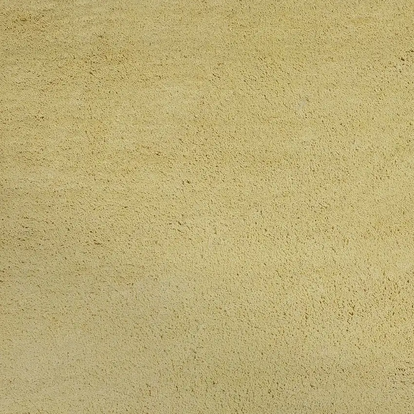 2'X4' Canary Yellow Indoor Shag Rug Photo 5