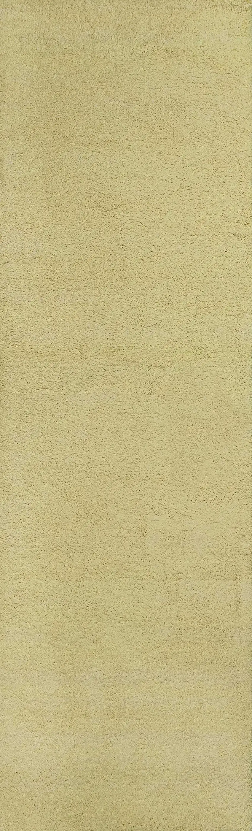 Canary Yellow Plain Runner Rug Photo 1