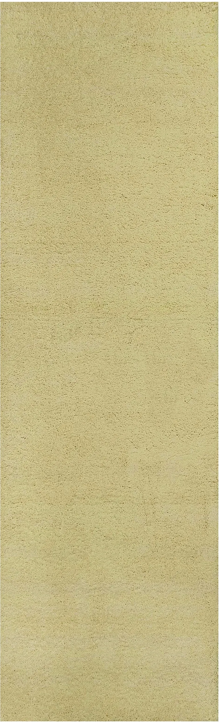 Canary Yellow Plain Runner Rug Photo 4