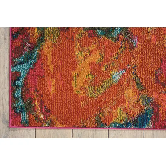 Cayenne Abstract Power Loom Non Skid Area Rug Photo 9