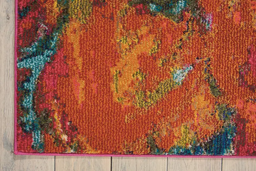 Cayenne Abstract Power Loom Non Skid Area Rug Photo 9