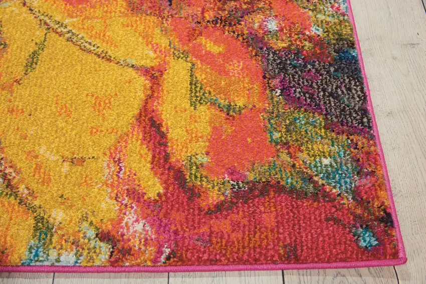 Cayenne Abstract Power Loom Non Skid Area Rug Photo 8