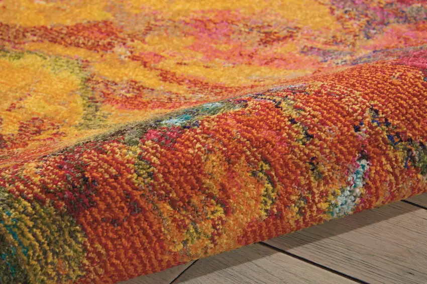 Cayenne Abstract Power Loom Non Skid Area Rug Photo 9
