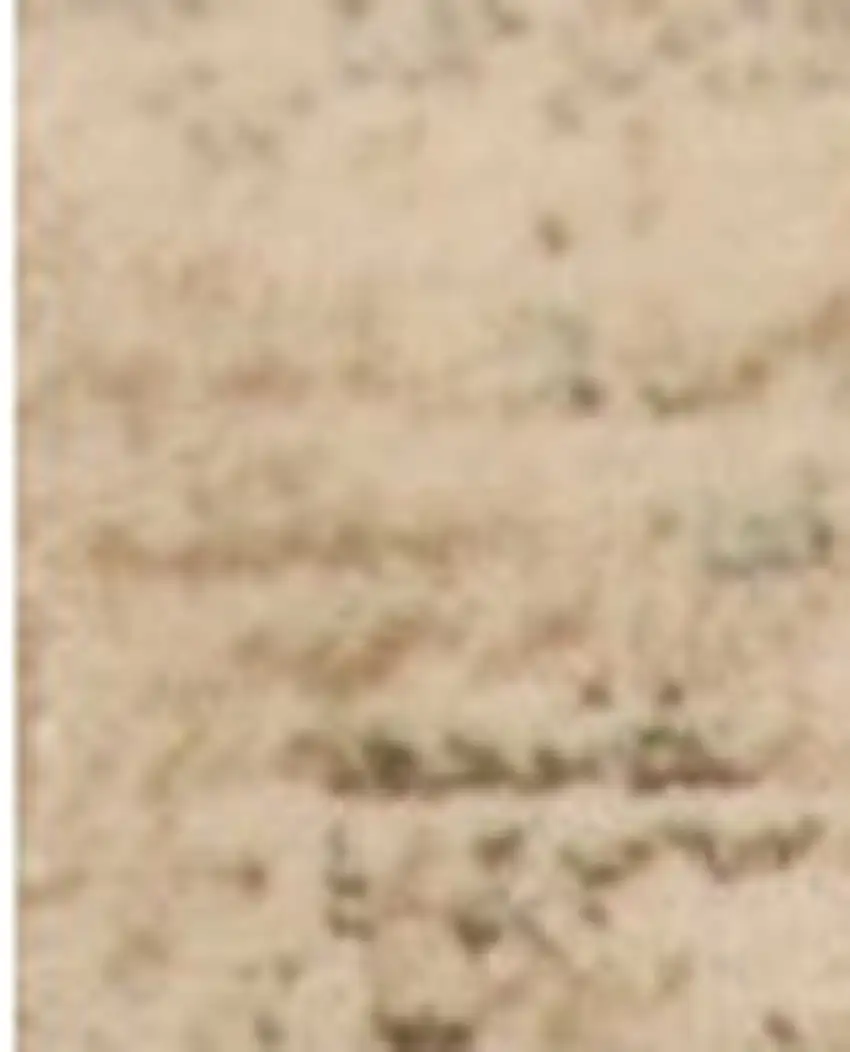 Champagne And Beige Damask Area Rug Photo 5