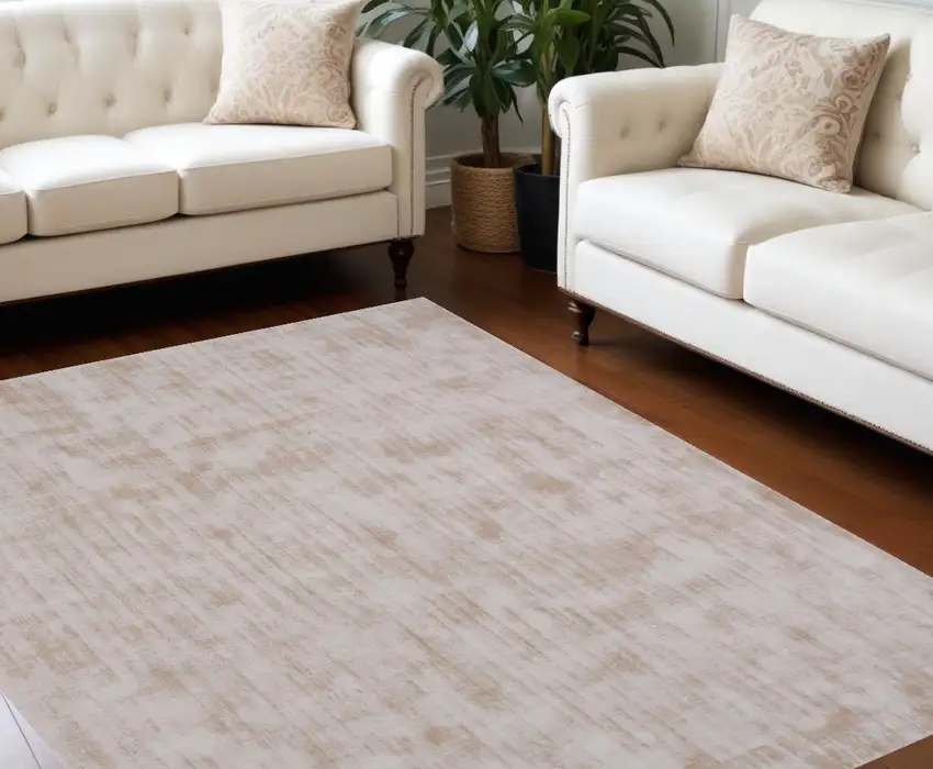 Champagne Hand Loomed Area Rug Photo 1