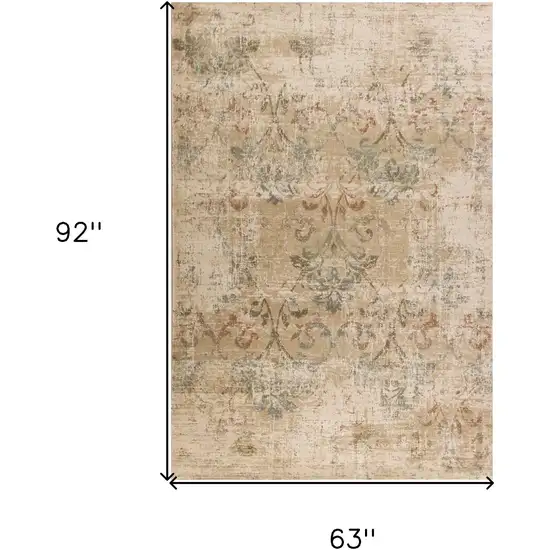 Champagne Vintage Area Rug Photo 5