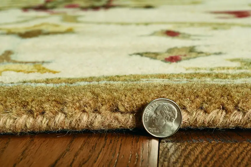 Champagne Wool Rug Photo 5