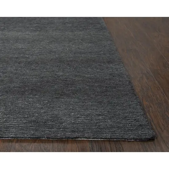 Charcoal And Gray Hand Tufted Area Rug With UV Protection Photo 2