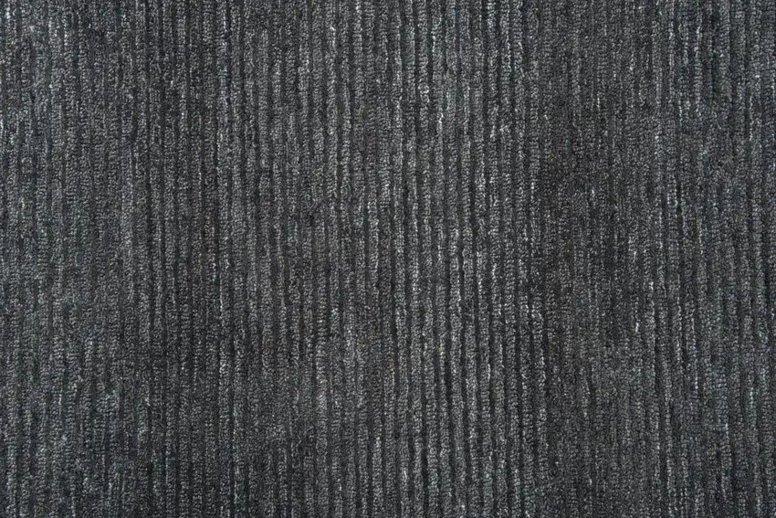 Charcoal And Gray Hand Tufted Area Rug With UV Protection Photo 4