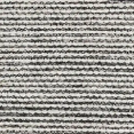 Charcoal And Ivory Abstract Washable Area Rug With UV Protection Photo 3