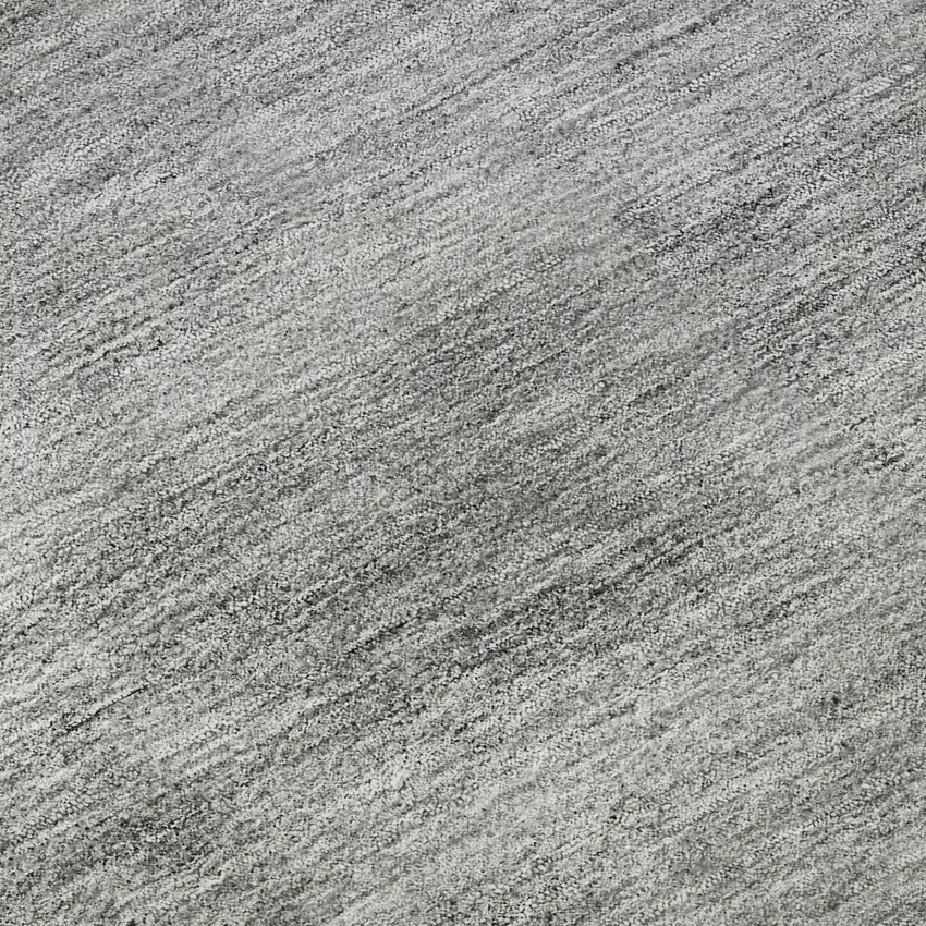 Charcoal And Silver Abstract Washable Area Rug With UV Protection Photo 9