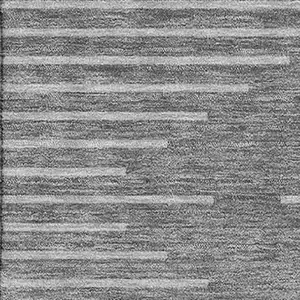 Photo of Charcoal And Silver Geometric Washable Area Rug With UV Protection